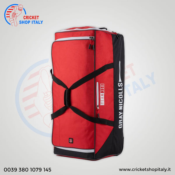 Gray Nicolls Team 350 Wheelie Cricket Bag Red/Black