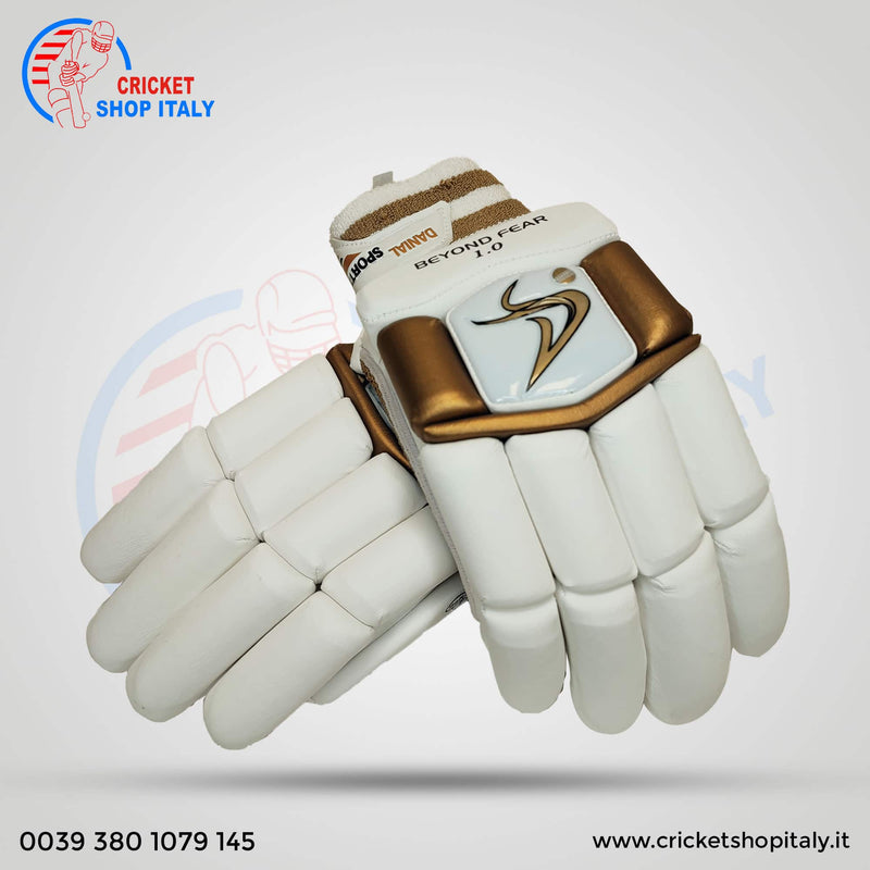2023 DS Sports D 1.0 White/Gold Batting Gloves Youth 2