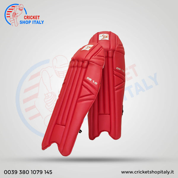 DS Red 1.0 Wicket Keeper Pads 1