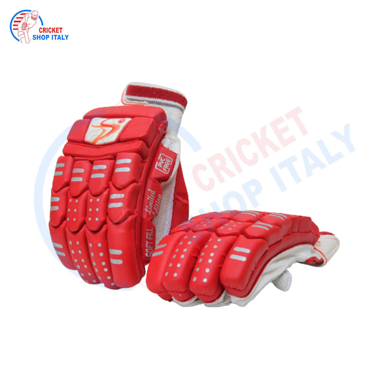 2023 DS Sports Red Cricket Batting Gloves (Adult) 4