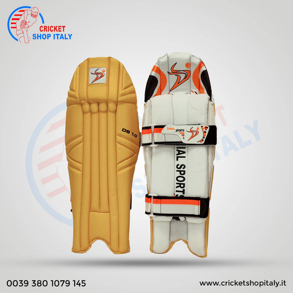 DS 1.0 Yellow Wicket Keeper Pads 1