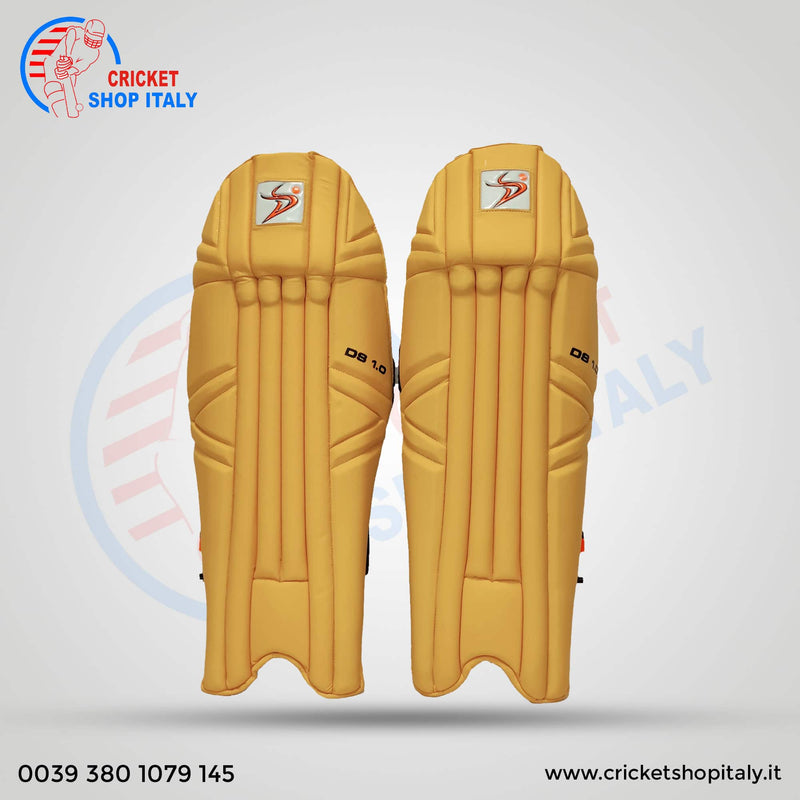 DS 1.0 Yellow Wicket Keeper Pads 2