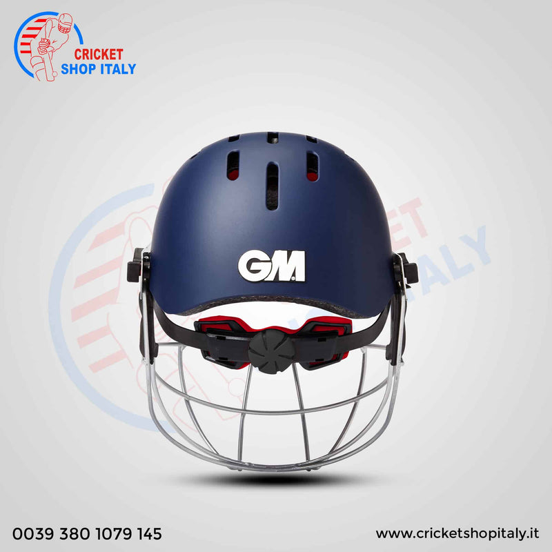 Gunn and Moore Purist Geo II Navy Junior Cricket Helmet 4