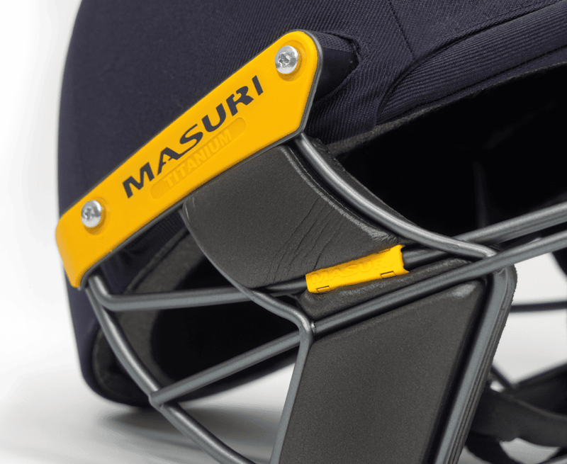 Masuri E Line Steel Cricket Helmet Navy 2