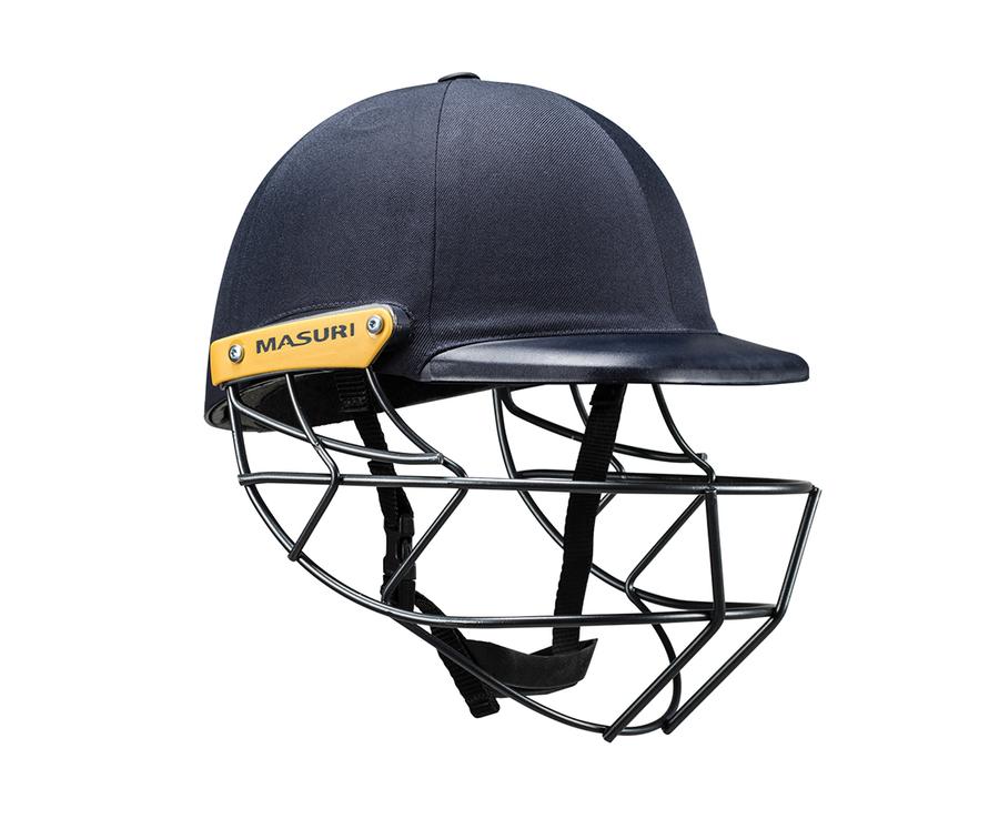 Masuri C Line Plus Steel Cricket Helmet Black 1