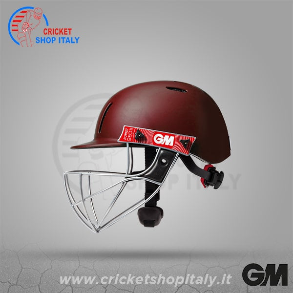 2023 GM Purist Geo II Cricket Helmet Maroon 1